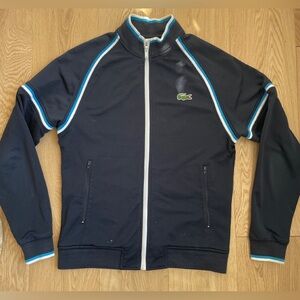 Lacoste Men's Navy Blue Track Jacket